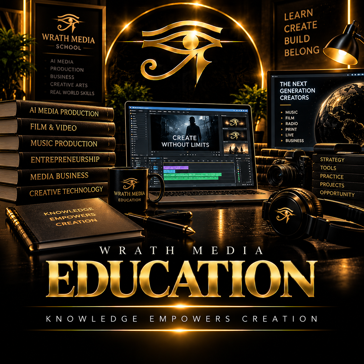 Wrath Media School graphic