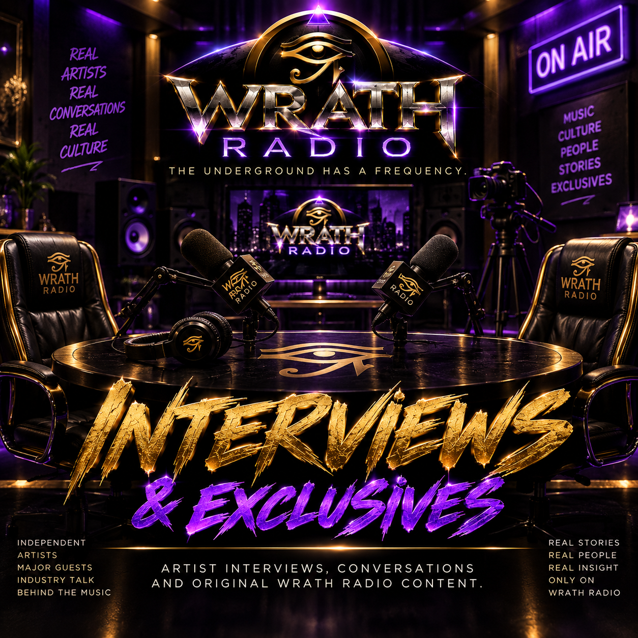 Wrath Radio broadcasting artwork